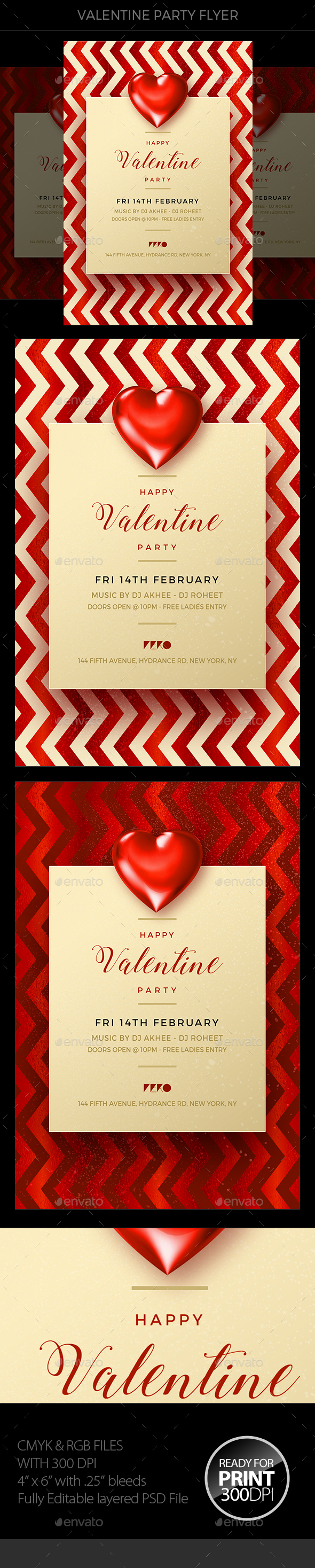 Valentine Flyer - Events Flyers