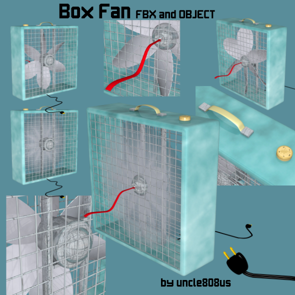 Box Fan FBX - 3Docean 19306905