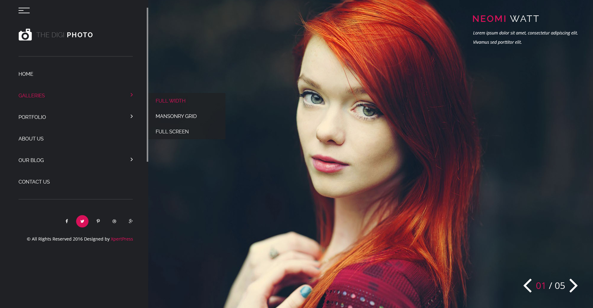 digiphoto uniqe and creative photography    resume    cv    portfolio    agency html template by