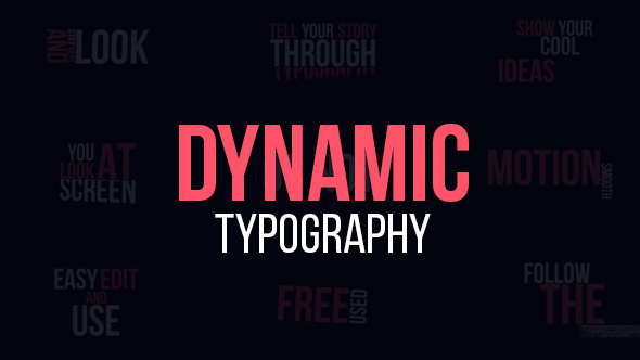 Dynamic Typography - VideoHive 19307853