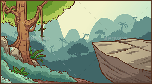 Jungle Background - Backgrounds Decorative