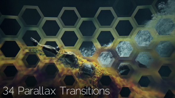 3D Parallax Transitions - VideoHive 19300559