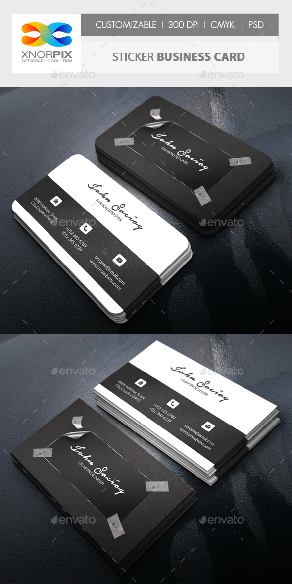Sticker Business Card