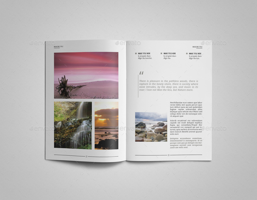 A5 Indesign Magazine Template II, Print Templates | GraphicRiver