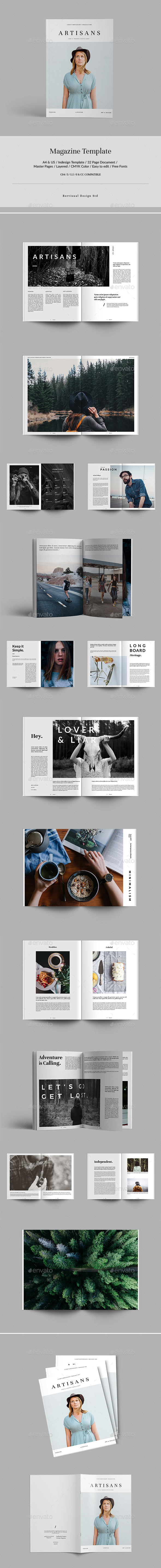 magazine layout templates free