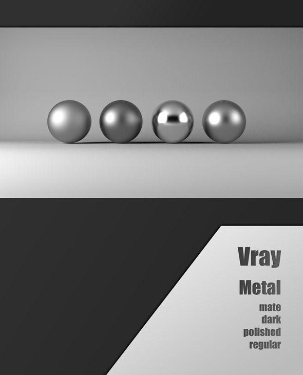 Vray metal - 3Docean 19309875