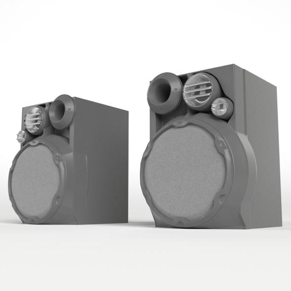 Hi-Fi Speakers - 3DOcean Item for Sale