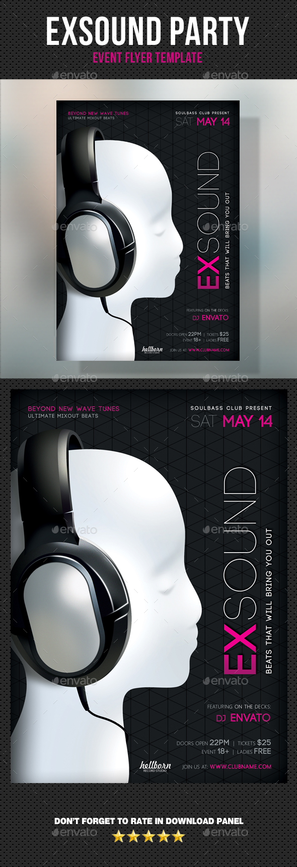 Exsound Party Flyer V3 - Clubs & Parties Events