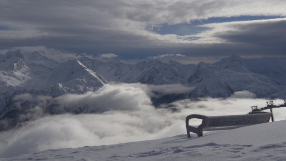 Bench Above the Clouds