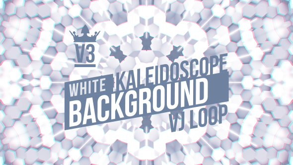 Clean White Vj Loop V3