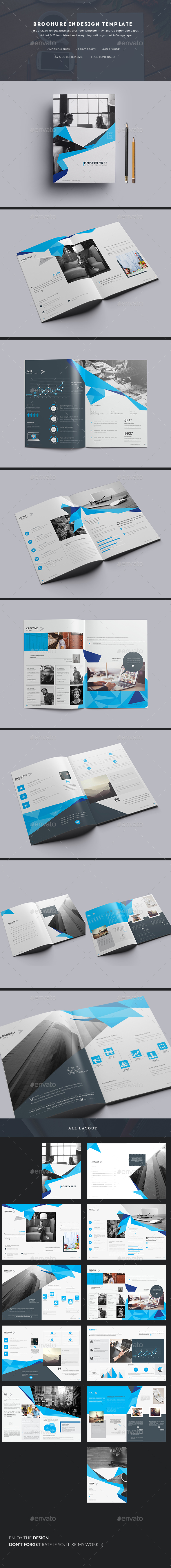 Brochure InDesign Template - Corporate Brochures