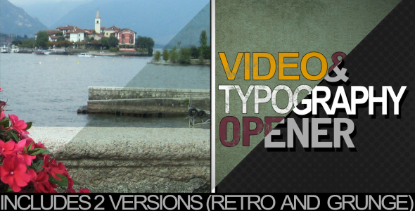 typography and video - VideoHive 223116