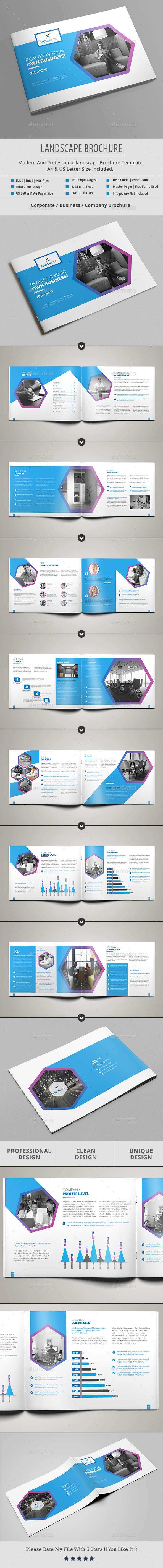 Landscape Brochure - Brochures Print Templates