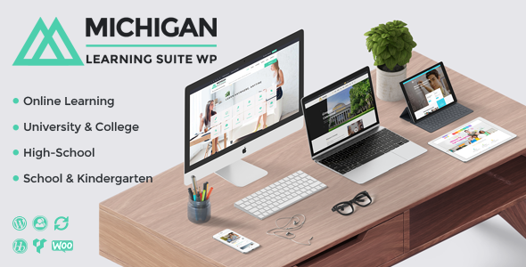 Michigan Learning Suite - All-in-one Education WordPress Theme - Education WordPress