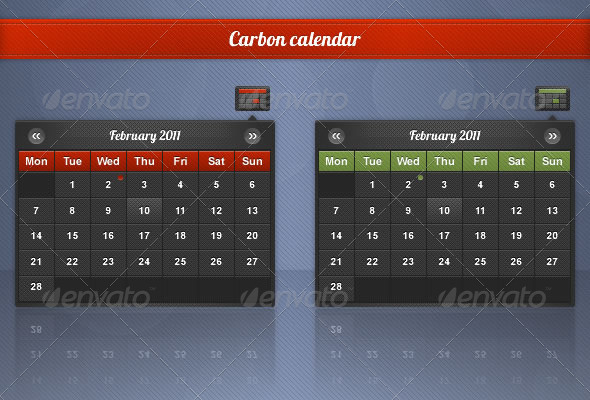Carbon Date Picker - Miscellaneous Web Elements