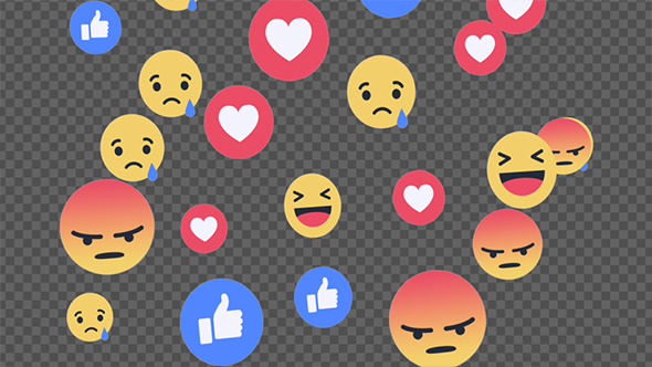 Facebook Live Reactions Transitions 7 Pack By Se5d Videohive