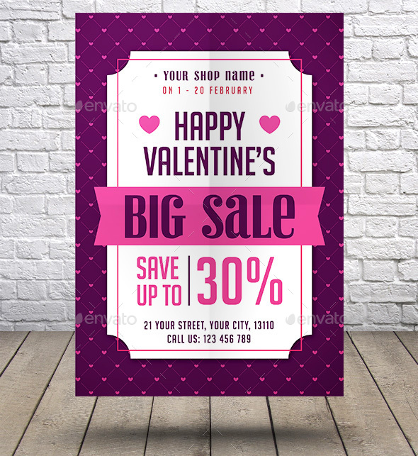 Valentines Sale Flyer