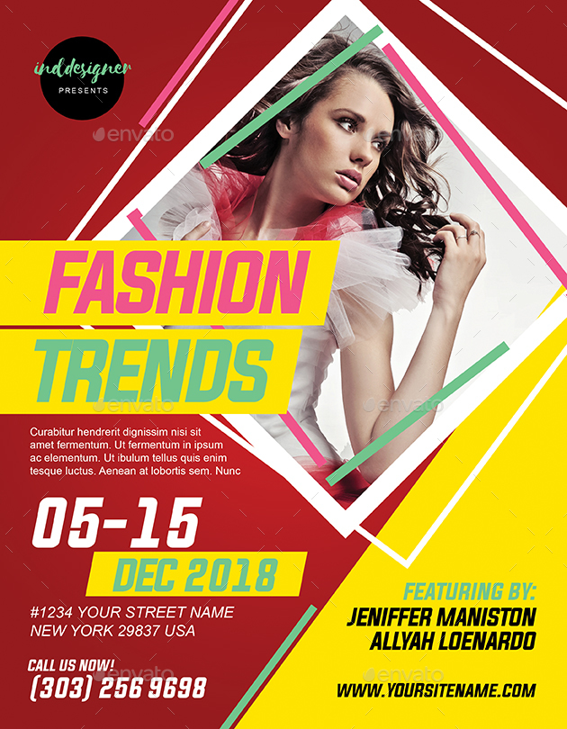 Fashion Trends Flyer by BUMIPUTRA | GraphicRiver