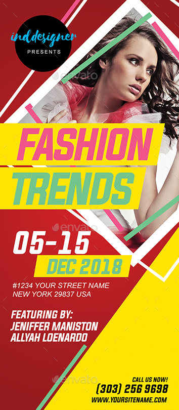 Fashion Trends Roll-up Banner by BUMIPUTRA | GraphicRiver