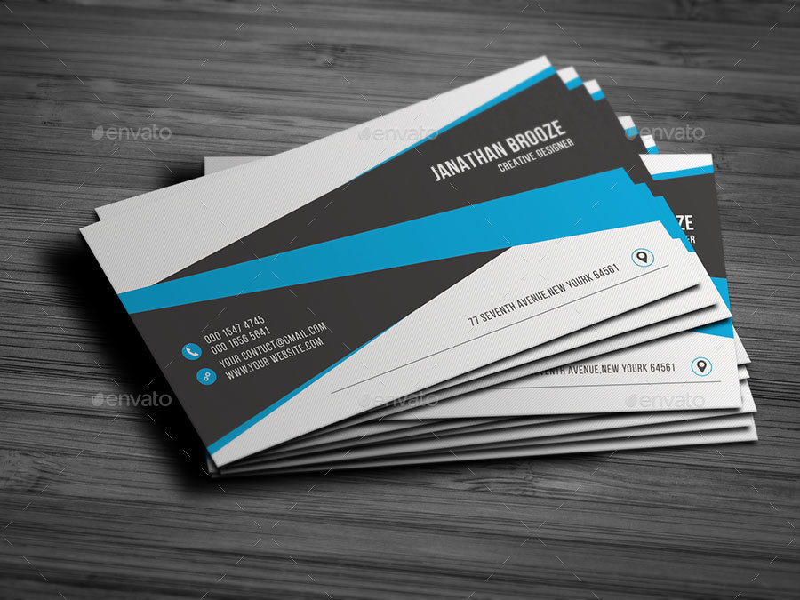 Business Card Bundle ( 2 In 1 ) by OMEGAXYLO | GraphicRiver