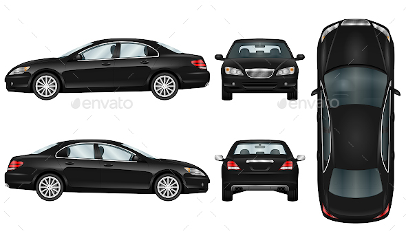Car Template - Man-made Objects Objects