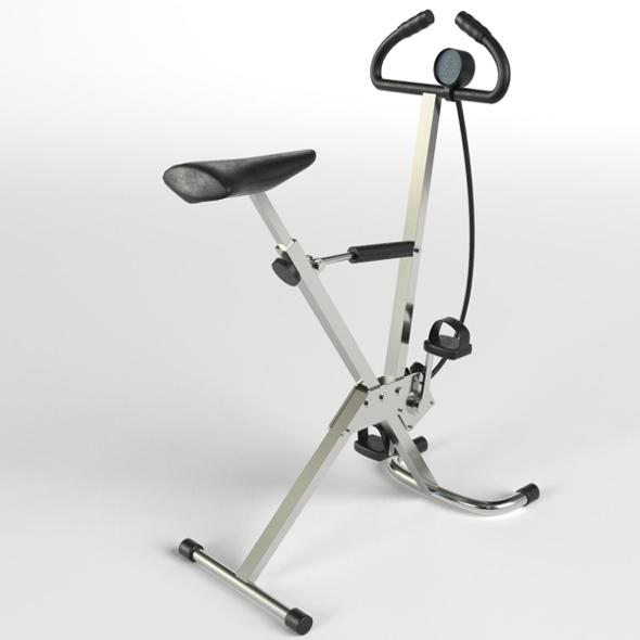 Gym Equipment - Cyclette Stationary Bicycle - 3DOcean Item for Sale