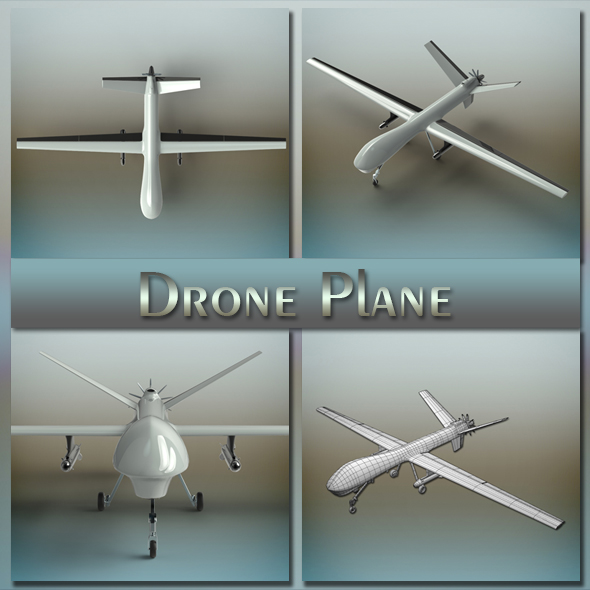 Drone Plane - 3Docean 19322027