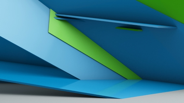 Motion Graphics of Abstract Wall Deformation Background