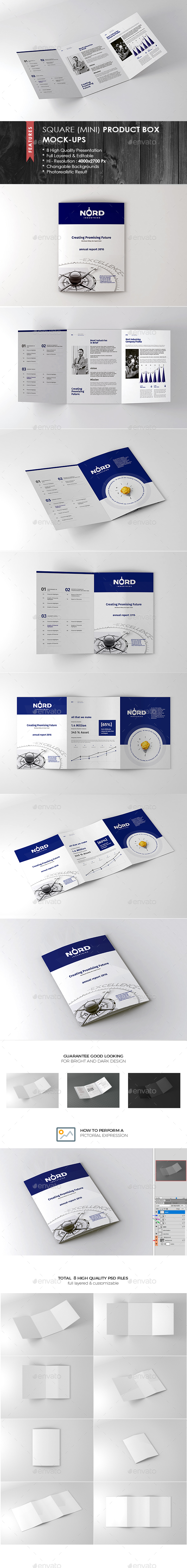 Tri-Fold A5 Brochure Mock-up - Brochures Print