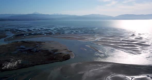 Sunny Day at The Nooksack River Mouth