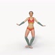 3d Model Girl Dancer - VideoHive Item for Sale