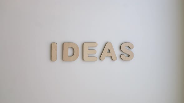 The Word Ideas Stop Motion