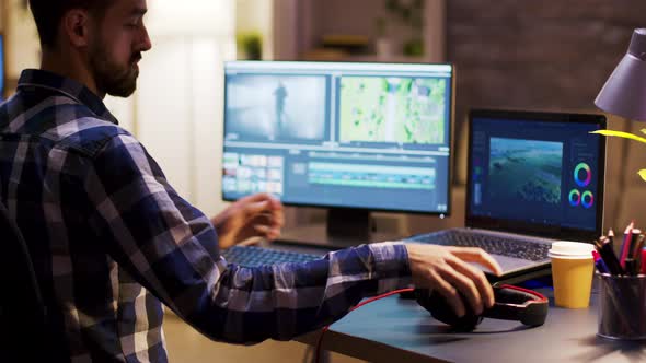 Movie Maker Editing a Film Using Modern Software alt