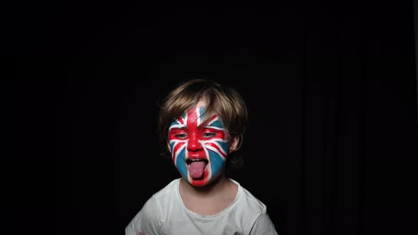 Happy Fan Celebrate Victory of His Team alt