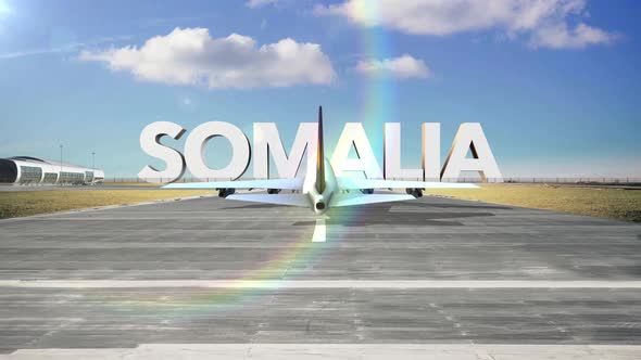 Commercial Airplane Landing Country   Somalia