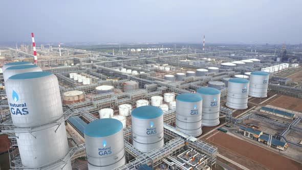 Natural Gas Energy Production Factory Plant
