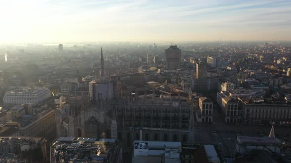Duomo of Milan - Aerial View