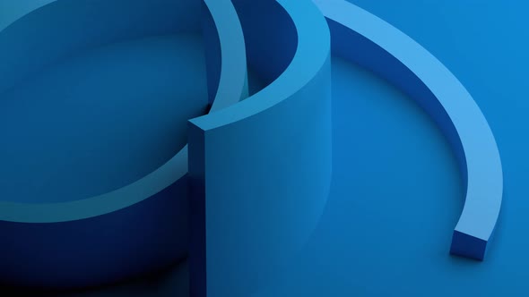 Abstract moving shapes