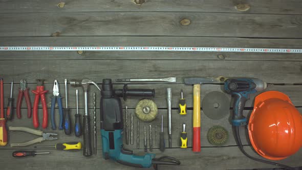 Variety of Electro and hand Tools.