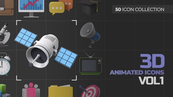 3D Animated Icons Vol1
