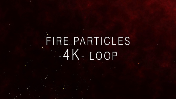 Fire Particles 4K alt