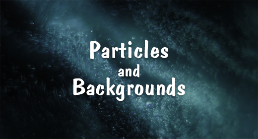 Particles and Backgrounds