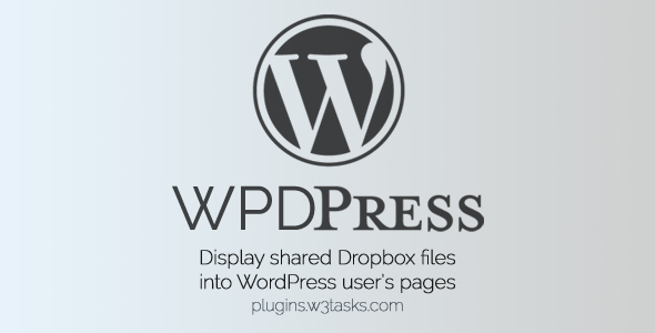 WPD WordPress Dropbox - CodeCanyon Item for Sale
