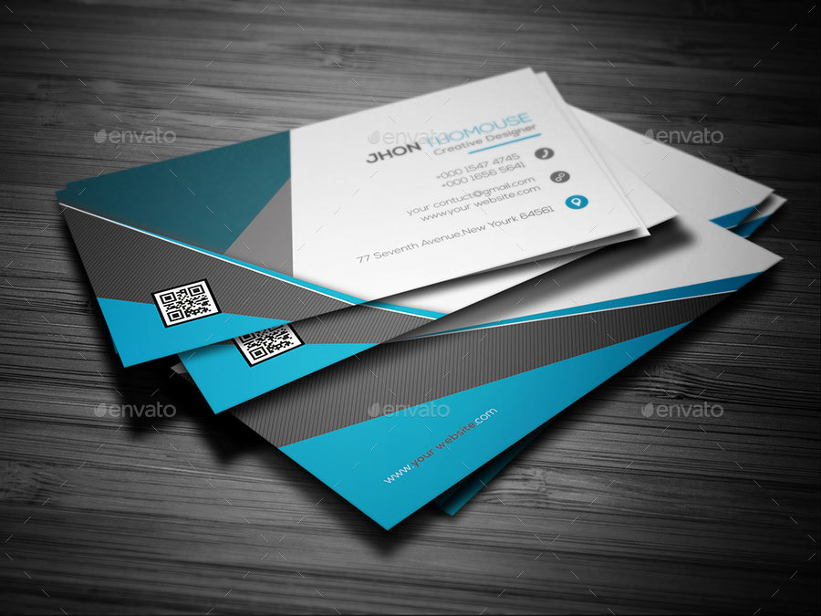 Business Card Bundle ( 2 In 1 ) by OMEGAXYLO | GraphicRiver