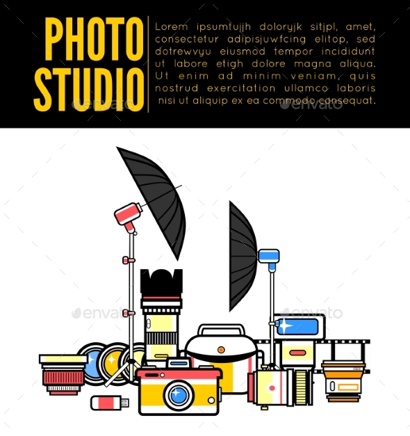 Photographer or Photostudio Concept Design - Web Technology