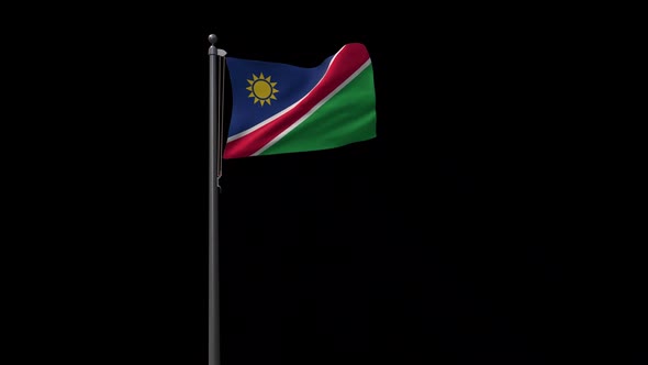Namibia Flag With Alpha 2K alt
