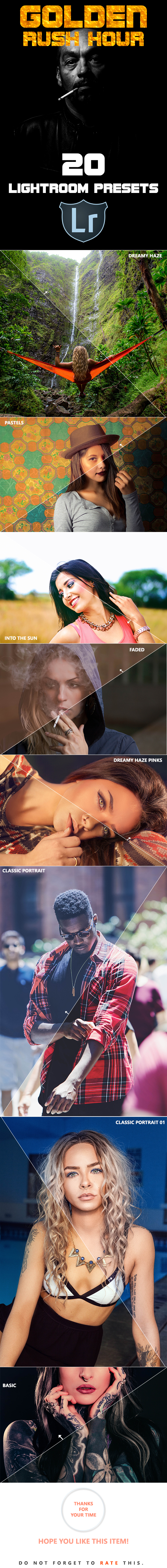 Golden Rush Hour Lightroom Presets - Lightroom Presets Add-ons