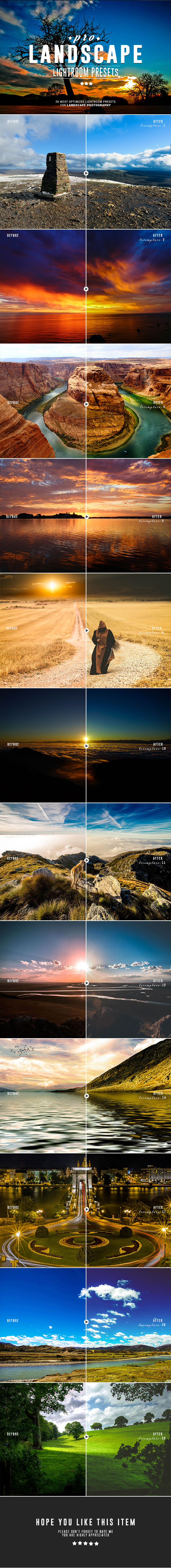 Pro Landscape Lightroom Presets - Lightroom Presets Add-ons