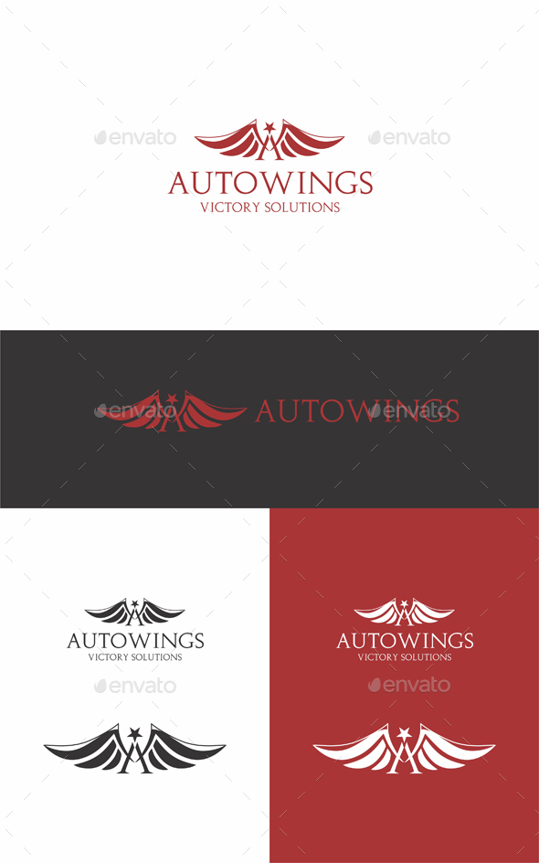 Auto Wings - Letters Logo Templates