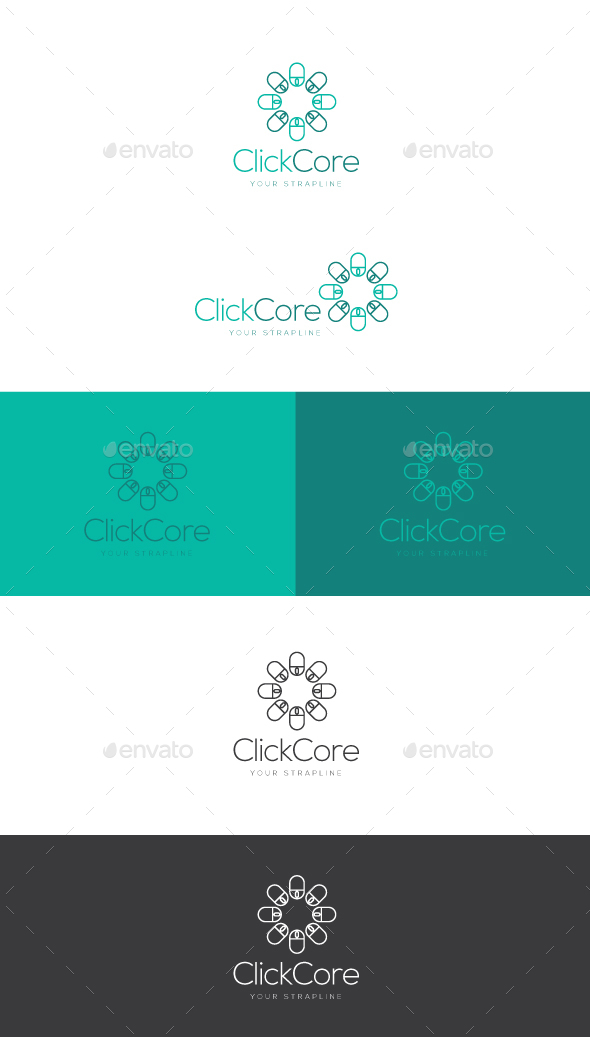 Click Core Logo - Objects Logo Templates